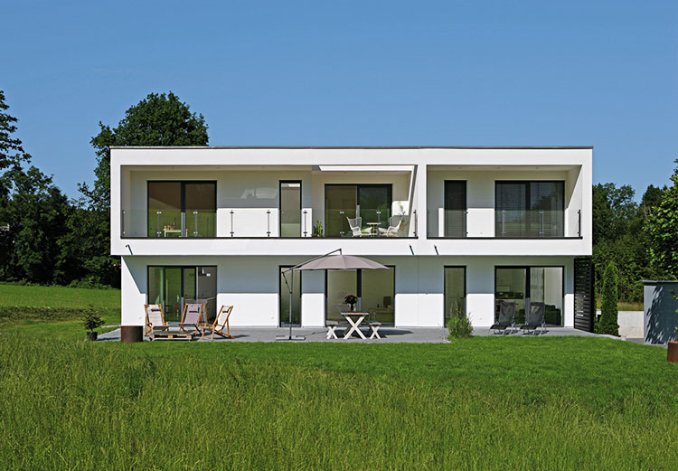 Bauunternehmen finden | Haustypen und Bauweisen | Flachdach | Fertighaus-QualityGuide