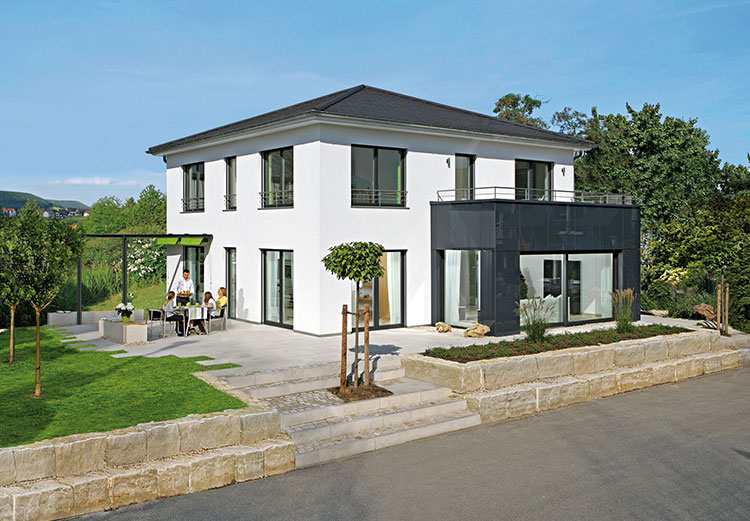 Stadtvilla, Holzhaus, Massivhaus, Fertighaus, Einfamilienhaus bauen | Fertighaus-QualityGuide